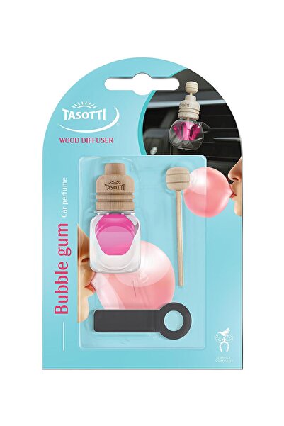 TASOTTI Wood Diffuser (BUBBLE GUM) Tatl? Sak?z Esansl? Kalorifer Geçme Koku 7ml.