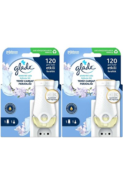 Glade Elektrikli Oda Kokusu Kit Temiz Çarşaf Ferahlığı (2 Li Set)