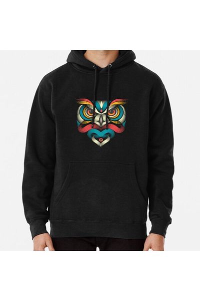 Hvit Stein Суитшърт с щампа Owl Soul