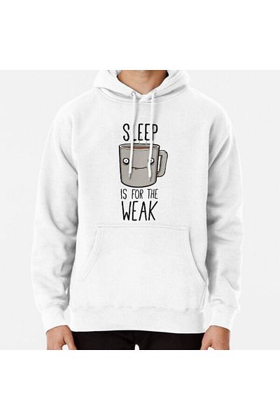 Hvit Stein Το Sleep Is For The Weak εμπριμέ φούτερ