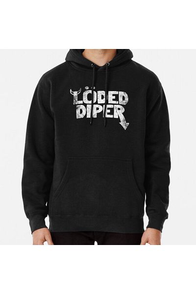 Hvit Stein Φούτερ με στάμπα Loded Diper