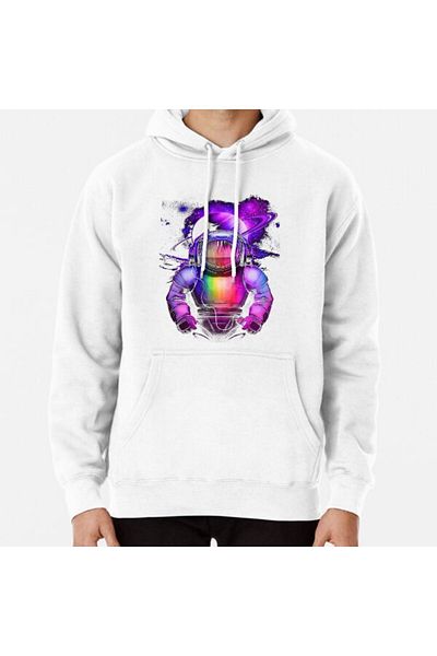Hvit Stein Music in Space Printed Sweatshirt