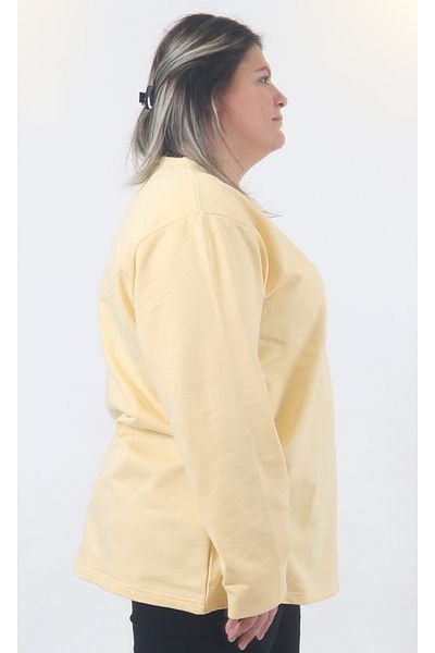 rood Plus Size Unisex Sweatshirt Long Sleeve