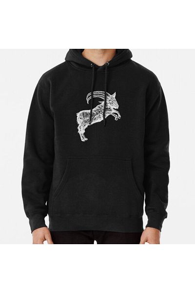 Hvit Stein Φούτερ με στάμπα Do What Thou Wilt