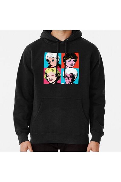 Hvit Stein Суитшърт с щампа Golden Warhol Girls