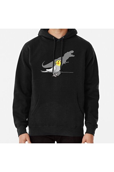 Hvit Stein ديناصور الظل - سويت شيرت مطبوع عليه كوكاتيل 2