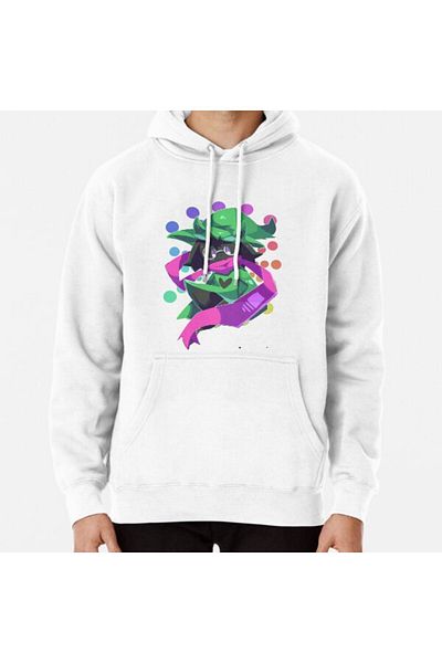 Hvit Stein Φούτερ Deltarune - Ralsei Printed