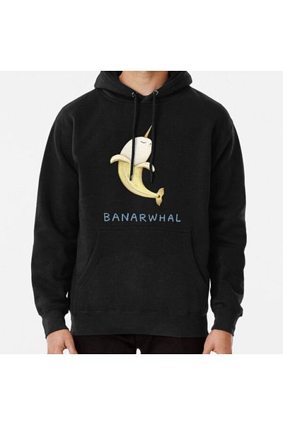 Hvit Stein Суитшърт с щампа Banarwhal