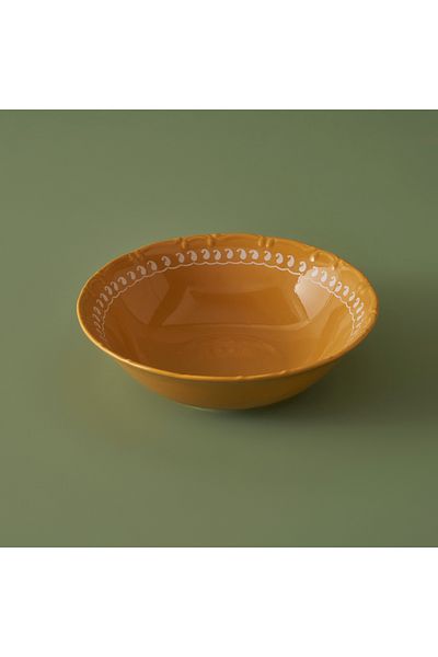 Bella Maison Mustard Colored Indian Salad Bowl - 23 cm