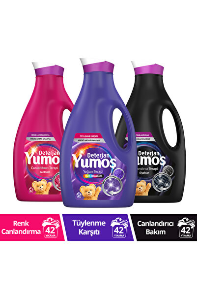 Yumoş Sıvı Detarjan 2520ml Hassas Giysiler X1 Siyah Ve Koyu Renkli Giysiler X...