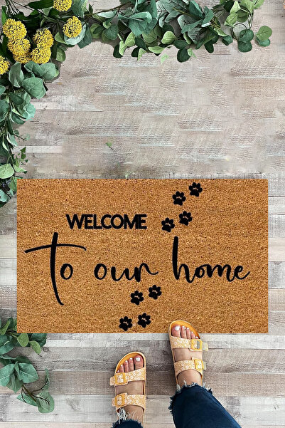 KARMAT Dog Paw, Welcome Home, Patterned Door Mat