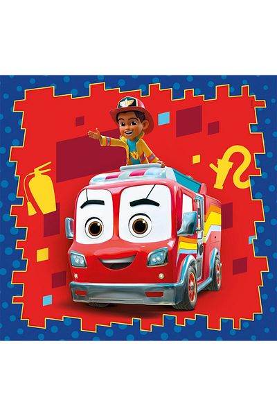 CLEMENTONI Disney Firebuds Puzzle 3X48 Pieces 25311