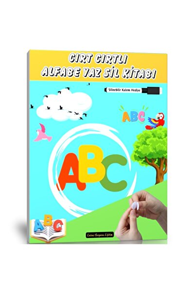 Enine Boyuna Eğitim كتاب الفيلكرو الأبجدية YAZ-SIL