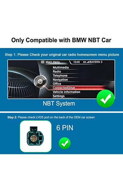 Choice For BMW NBT ID4 Wireless CarPlay for BMW NBT ID4 System 1 2 3 4 5 6 7 Series 1 X3 X4 X5 X6 MINI CarP