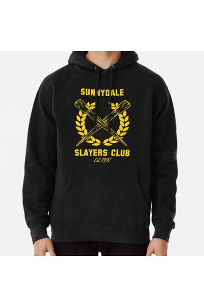 Hvit Stein Суитшърт с щампа на Sunnydale Slayers Club