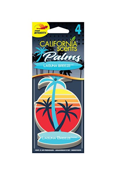 California Scents Palms Laguna Breeze Okyanus Esintisi Parfümlü Asma Koku 4'l...