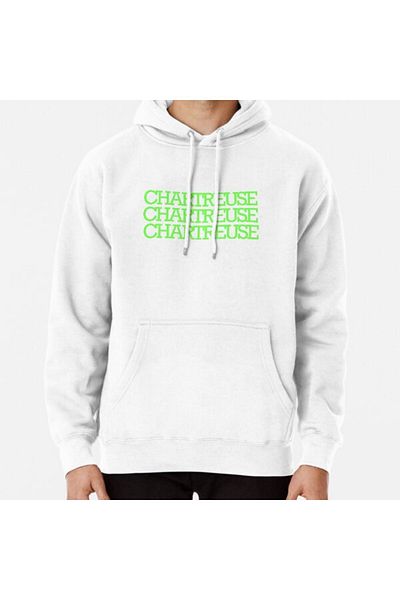 Hvit Stein Chartresue Chartreuse Chartreuse - Φούτερ με έγχρωμη στάμπα