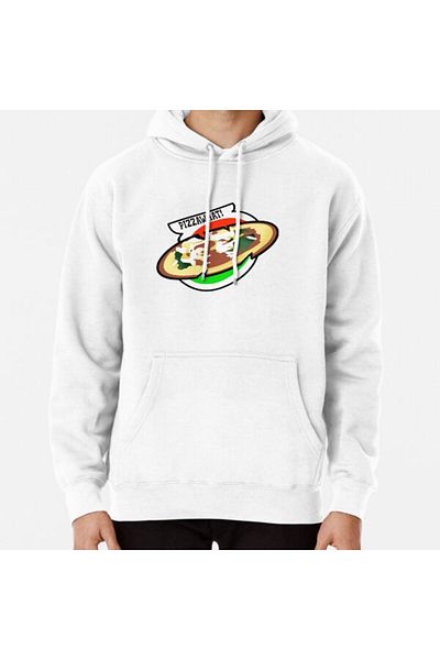 Hvit Stein Φούτερ με στάμπα Dwight Fairfield dbd pizza