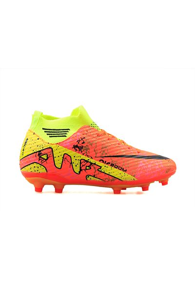 Techsport Laliga Air Unisex - Crampoane pentru covor și iarbă, colorate cu șosete