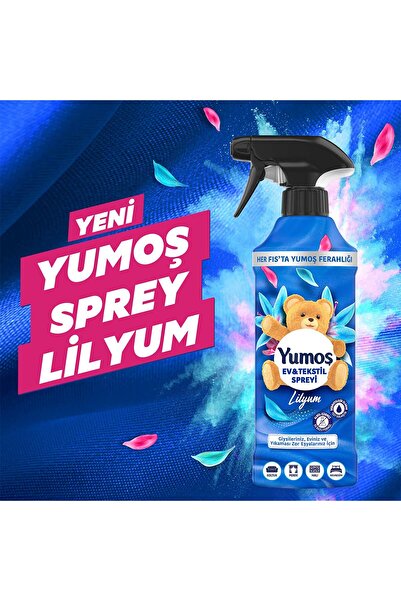 Yumoş Sprey Amber 450 ml X 1 Sakura Sprey 450 ml X1 Lilyum Sprey 450 Mlx1