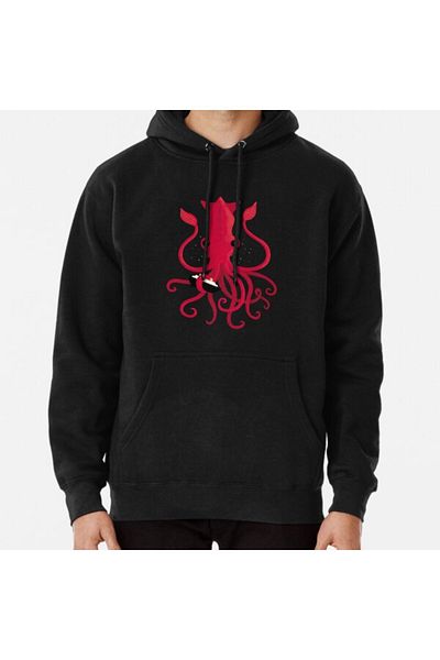 Hvit Stein Суитшърт с щампа Kraken Attack