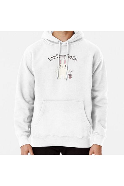 Hvit Stein Φούτερ με στάμπα Little Bunny Foo Foo