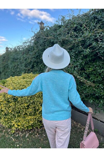 For Angels Floral Knitwear Sweater with Lace Front