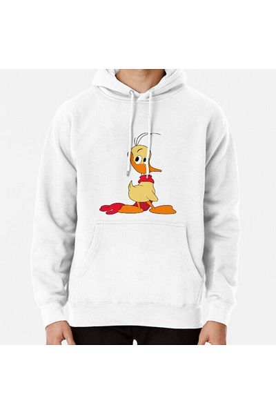 Hvit Stein Φούτερ με στάμπα Alfred J. Quack