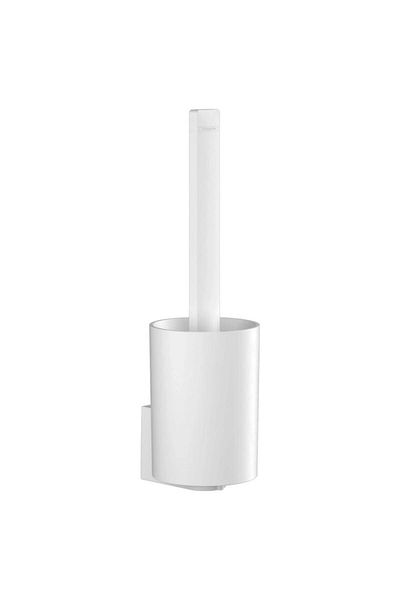 Hansgrohe Satin White Toilet Brush - Wallstoris 27927700