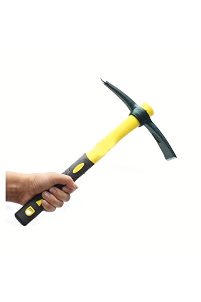 DUTRIEUX قطعة واحدة من فأس إزالة الأعشاب الضارة المزورة بمقبض من الألياف الزج...