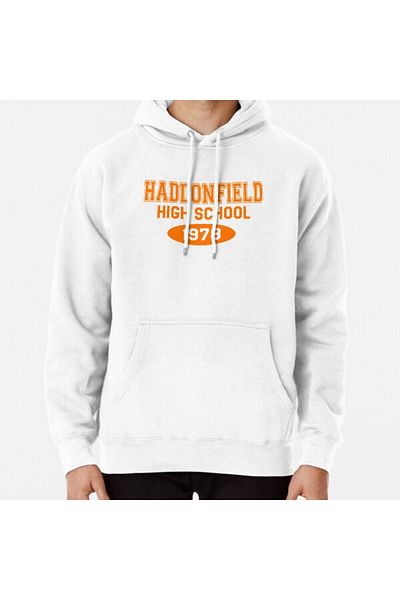 Hvit Stein Φούτερ με στάμπα Haddonfield High School 1978