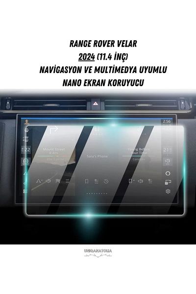UniqAnatolia Range Rover Velar 11.4 Inch 2024 Navigation and Multimedia Compatible Nano Screen Protector