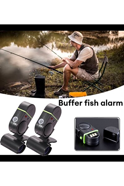 usmtekno Olta Alarmı 2 Adet  Balık Olta Kamışı Olta Makinesi Alarmı Balık Alarmı İp Misina Alarmı