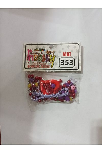 Nova Color Sparkling Red Bead Series - Heart Nc-353 (1 Pack)