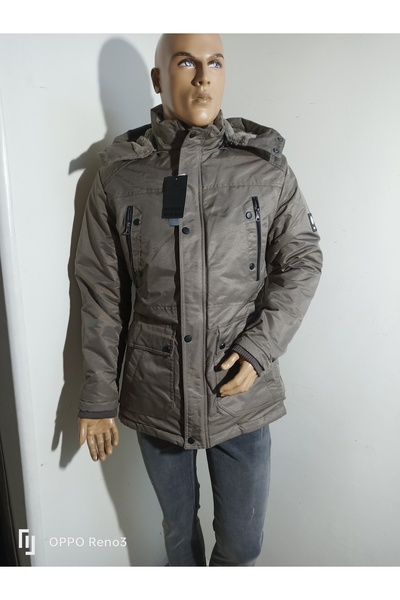 güleç gym κουκούλα γκαμπαρντίνας με γούνα εσωτερικά