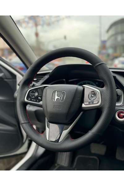 imza direksiyon kılıfı Honda Civic Fc5 Araca Özel Direksiyon Kılıfı Açıklamay...
