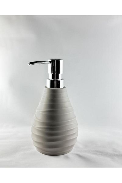 HomeTarz Διανομέας υγρού σαπουνιού Soft Touch - Δοχείο υγρού σαπουνιού κουζίνας μπάνιου - Ακρυλικό - 350 ML, Κρέμα