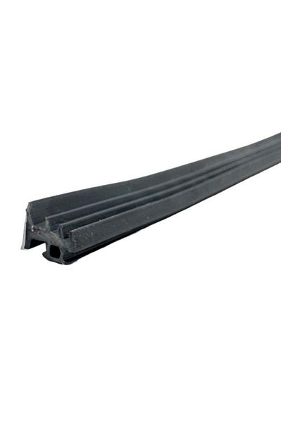 CONTACALL Alüminyum Cam Çıta Contası Orta Kayıt Contası 10 Metre Siyah