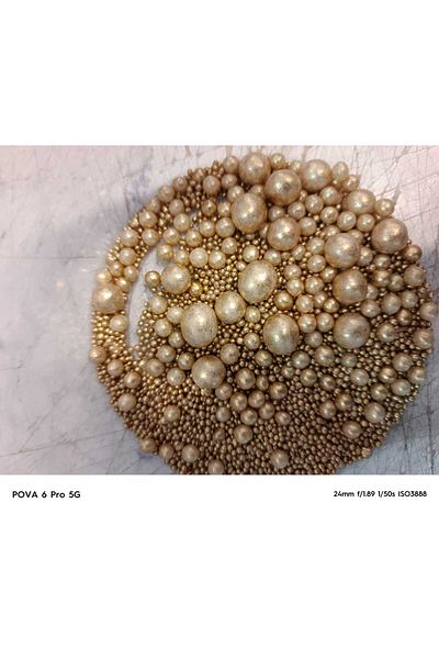 hediyehobihersey Golden Festival Bead Candy 50Gr