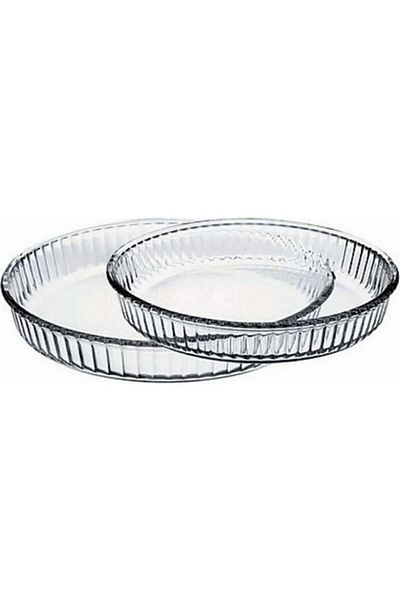 Viyalente Tava rotunda pentru cuptor din 2 bucati Borcam