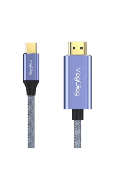 Veggieg 4k/60hz Type-c 3.1 To Hdmı 2.0 Dönüştürücü Kablo 2 Metre