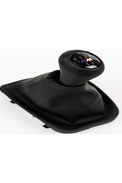 gkl BMW E46 Gear Shift Boot كامل M Power 5 Gear جلد أسود 25111434098 متوافق