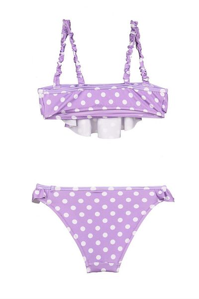 No Gossip Purple NO GOSSIP KIDS Kids Bikini Set - Flounced