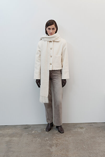 VATKALI Teddy jacket με κουμπιά