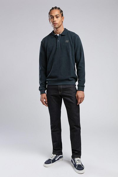 Lee Cooper Мъжки поло суитшърт Newblend в тъмносин цвят