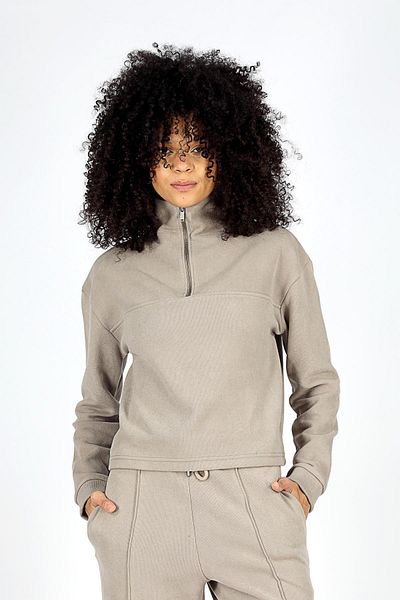 Lee Cooper Vegas Mink Stand Collar Women's Sweatshirt