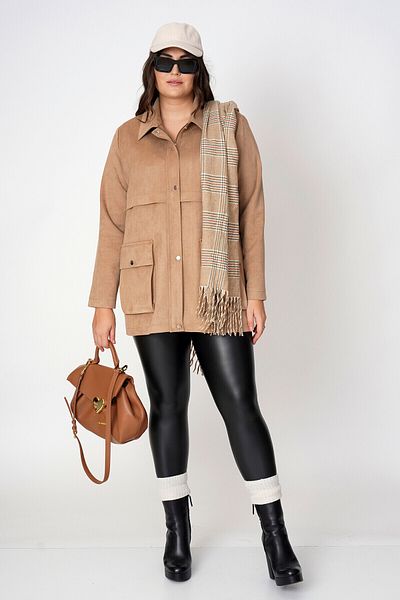 Büyük Moda Suede Jacket