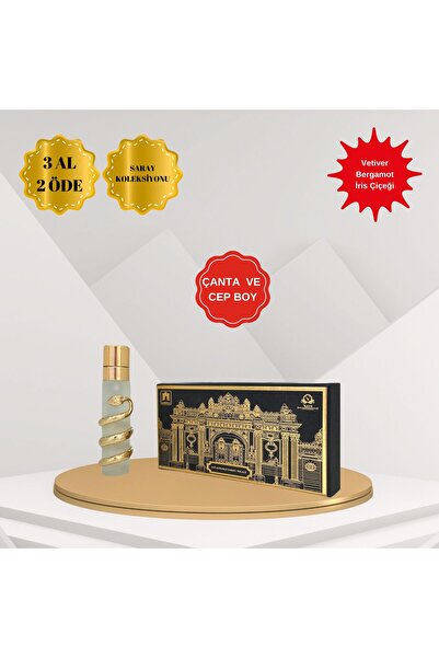 Nazen İstanbul Saray Koleksiyonu Vetiver Bergamot Metal Objeli Premium Intens...