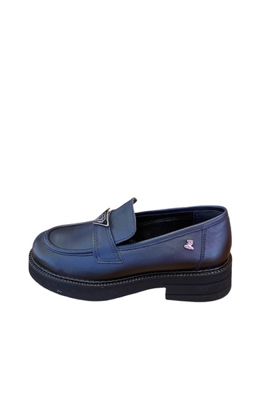 Venüs 2451350k hakiki deri destek taban tokalı maskülen tarz oxford ayakkabı