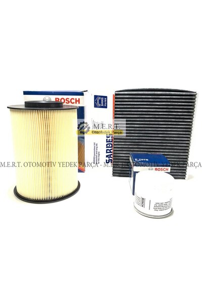 M.E.R.T. OTOMOTİV-YEDEK PARÇA Ford Focus 3 1.6 Benzinli Filtre Bakım Seti (20...